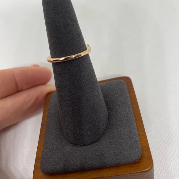 Gold and cubic zirconia cocktail statement ring costume jewellery sparkly bling - Picture 6 of 9